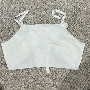 Shein White Crop Top